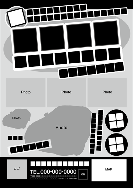 鈑金塗装整備:A4チラシT03テンプレ