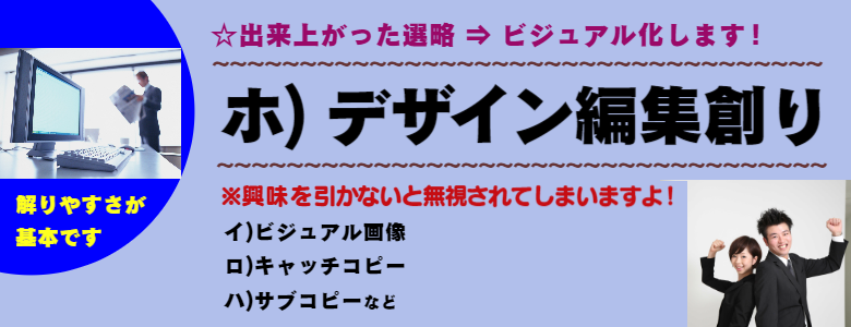 デザイン編集創り：見えない戦略をビジュアルデザイン編集創り